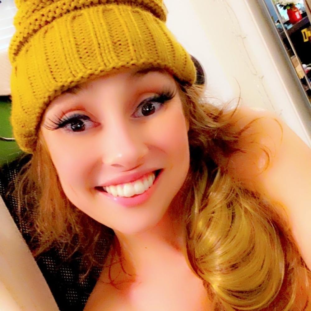 Cozy Mustard Knit Beanie - Picture 2 of 5